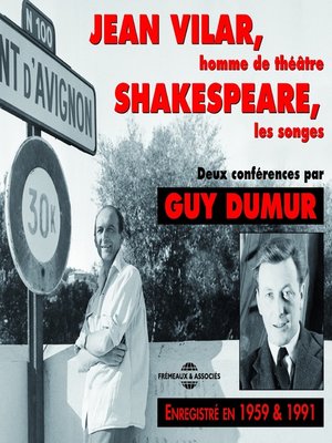 cover image of Jean Vilar, homme de théâtre. Shakespeare, les songes